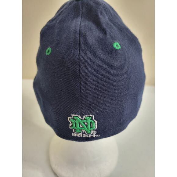 Notre Dame Fighting Irish Navy Blue College NCAA Fitted Baseball Cap Size M/L - Picture 3 of 6